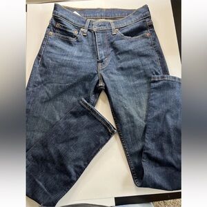 Levi's Dark Blue Straight Jeans
